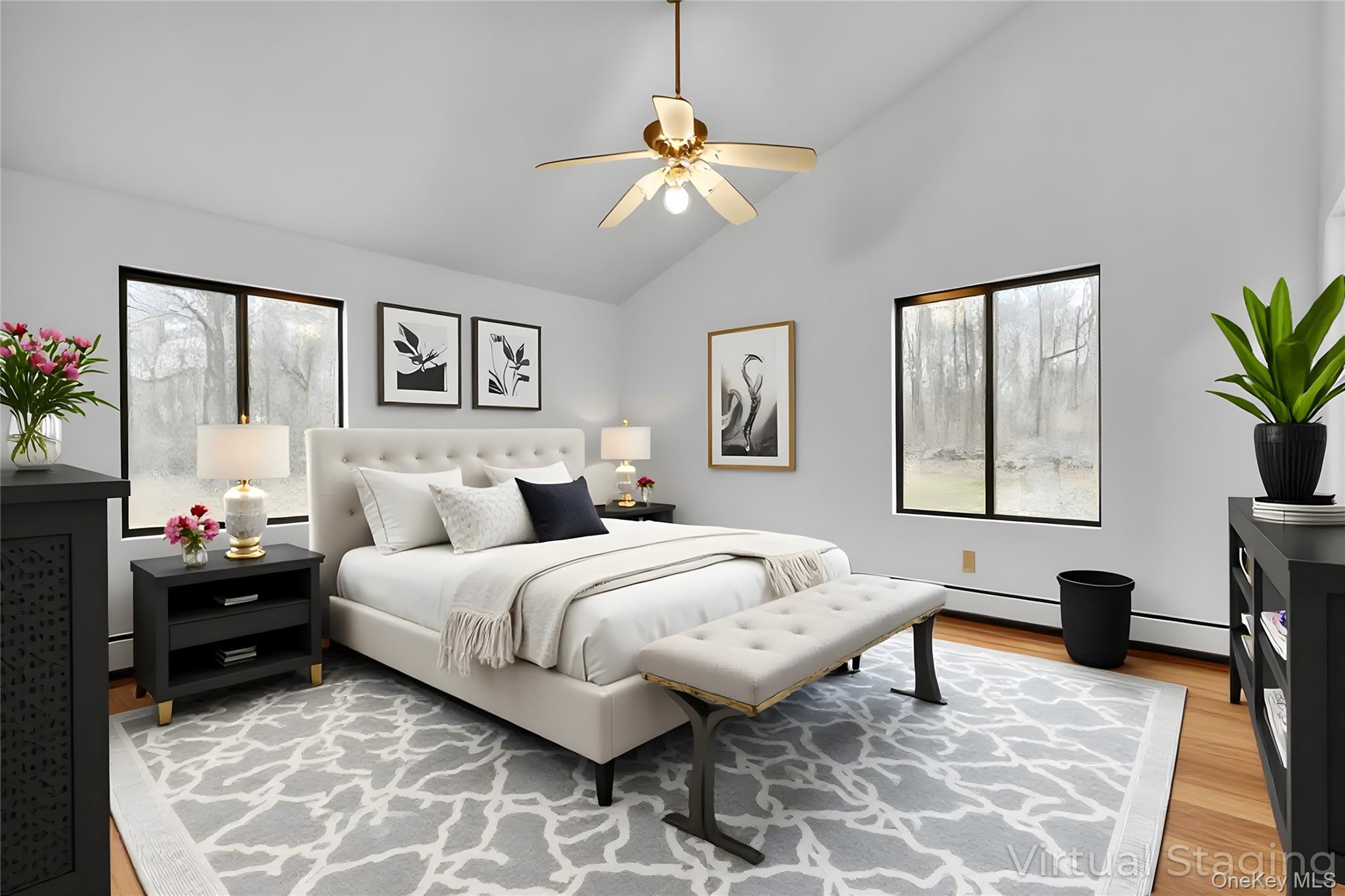 1845 Jacob Road Cortlandt Manor, NY 10567 - Photo 14 of 38 a spacious bedroom with a bed and a window