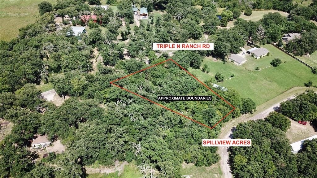 Tbd Triple N Ranch Road Trinidad, TX 75163 - Photo 3 of 12 an aerial view of a house with a yard and garden
