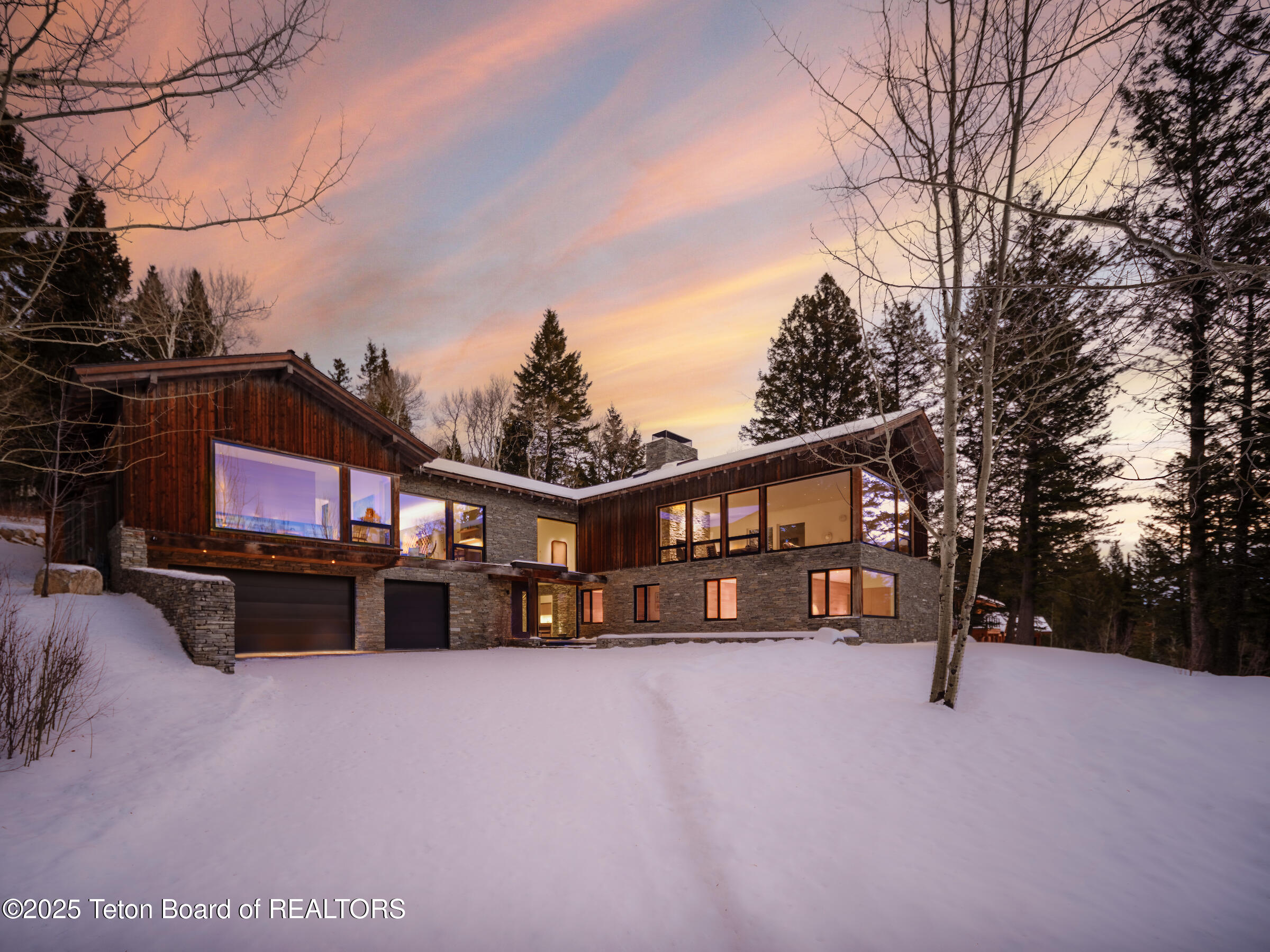 7970 North Granite Ridge Road Teton Village, WY 83025 - Photo 13 of 41 Modern with Western elements