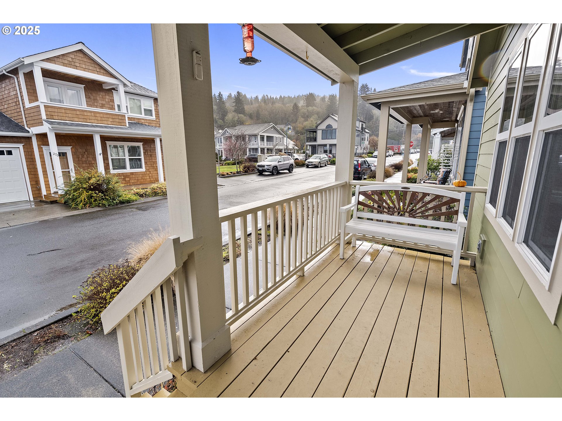 265 23rd Street Astoria, OR 97103 - Photo 2 of 36 a view of a porch with wooden floor