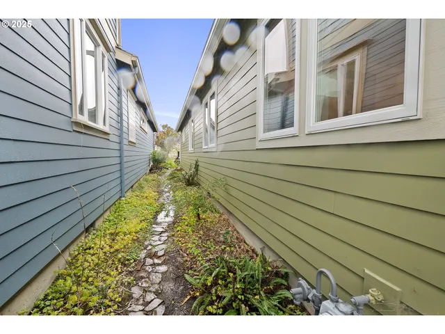 a aerial view of a house