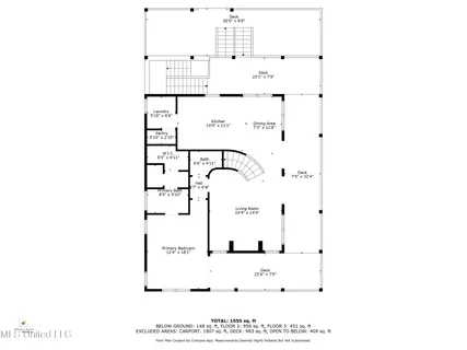 $575,000 | 11025 Clleeves Street, Bay St. Louis, MS 39520