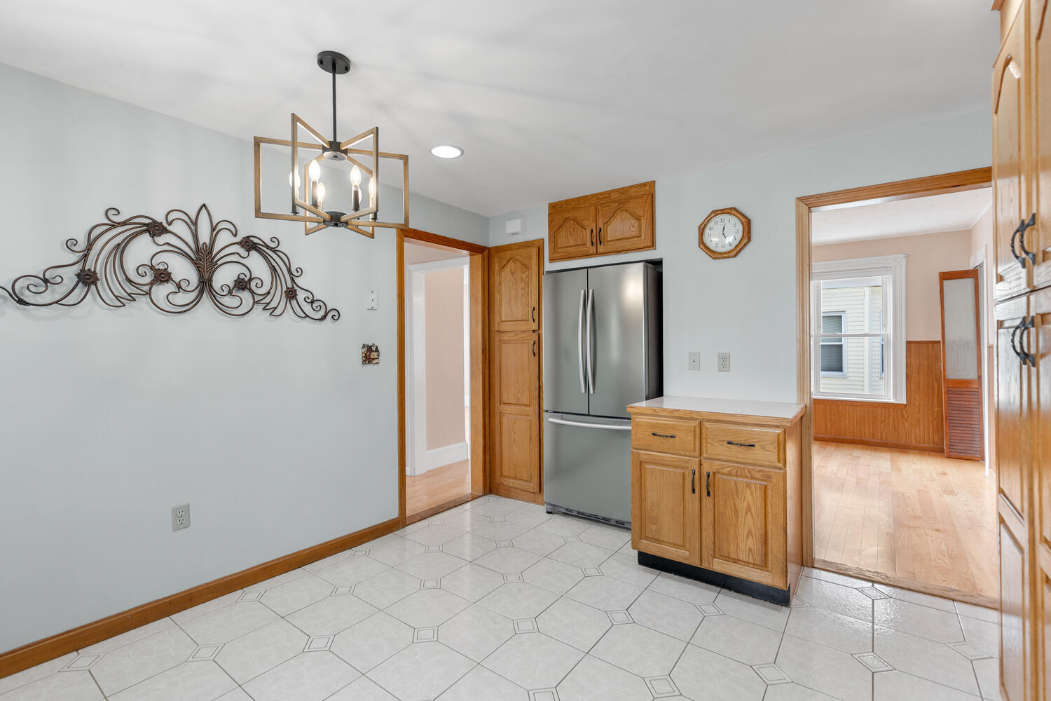 20 Fairmount Street Everett, MA 02149 - Photo 28 of 53 a view of a kitchen with stainless steel appliances granite countertop a refrigerator and a sink