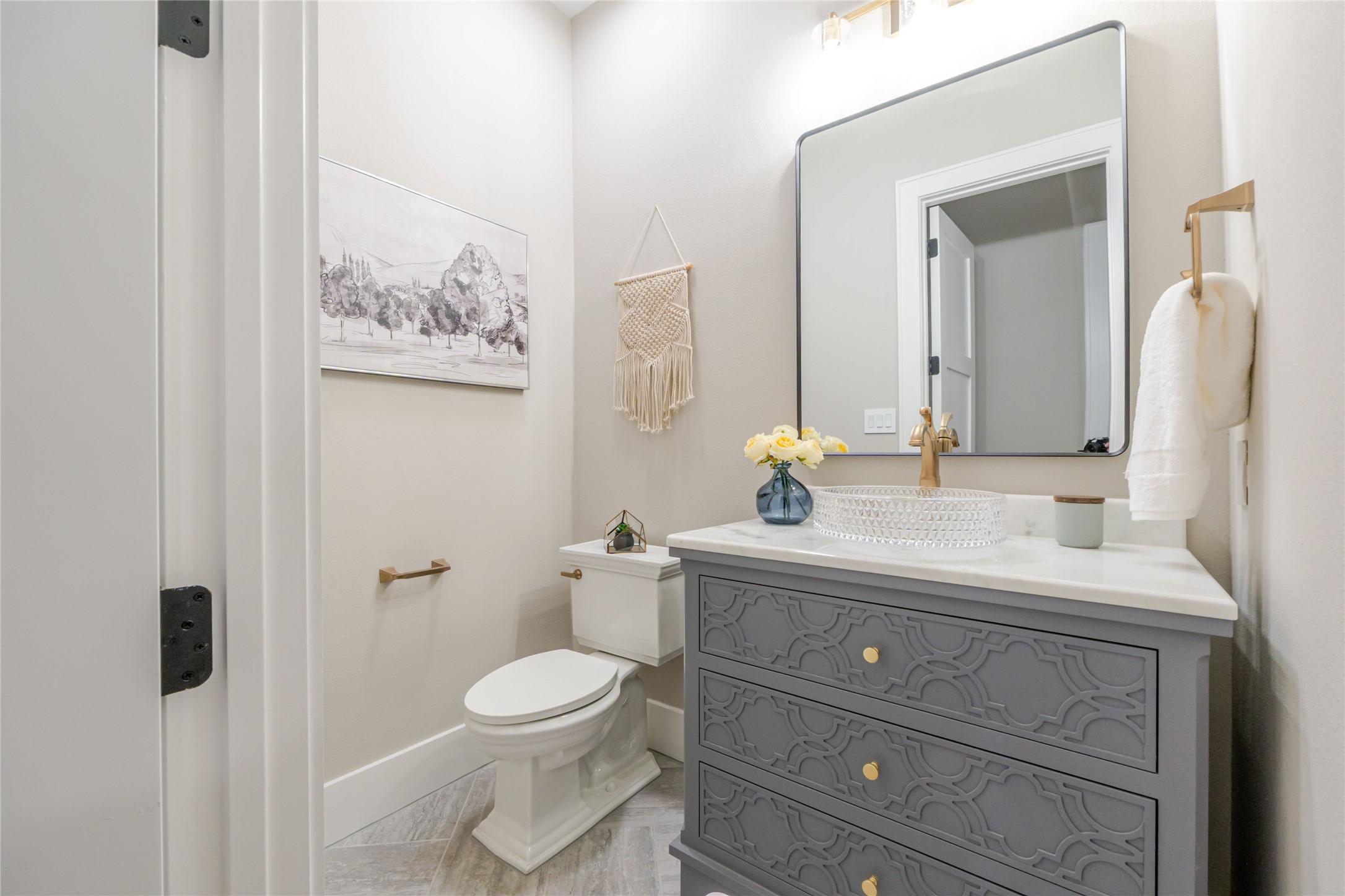 3100 Garwood Street Austin, TX 78702 - Photo 17 of 25 Half bathroom with toilet and vanity