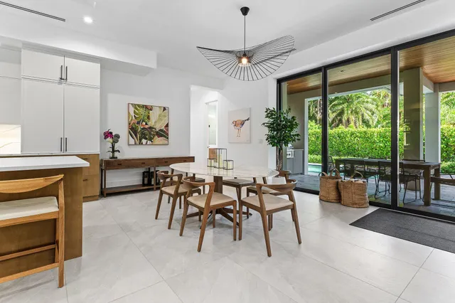 a view of a livingroom with furniture and window