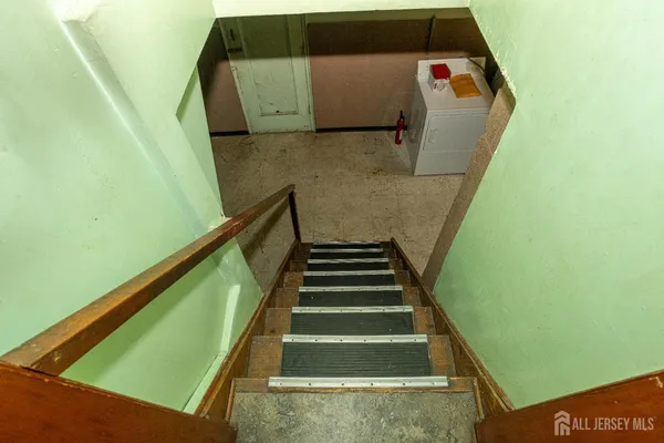 a utility room with a window