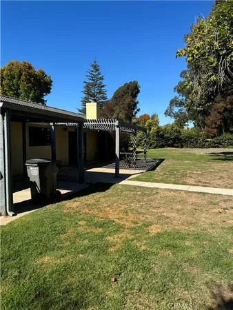 a view of a volley ball court
