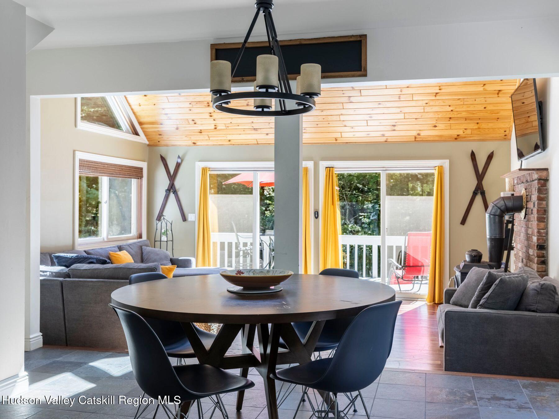 36 Mt Greenery Road Windham, NY 12496 - Photo 22 of 60 a dining room with furniture and window