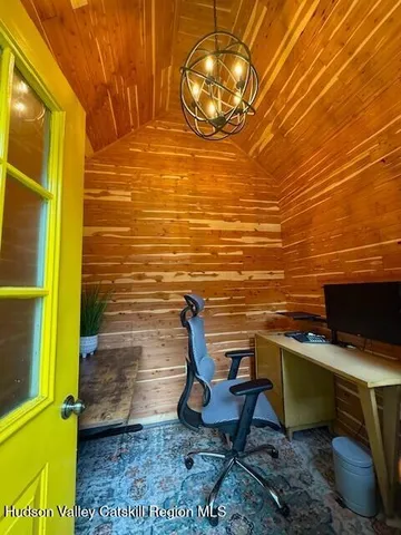 a view of a green field with lots of green space