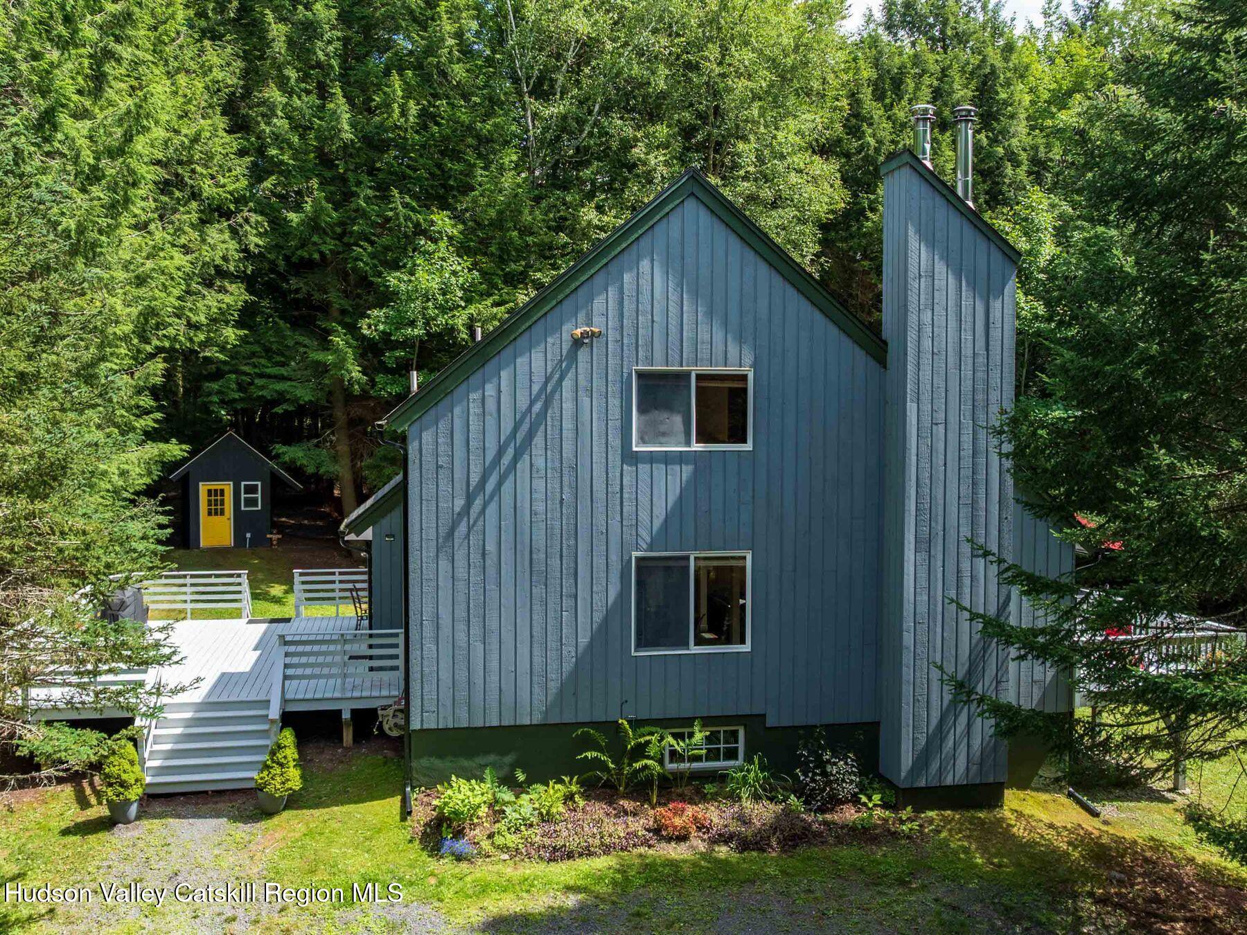 36 Mt Greenery Road Windham, NY 12496 - Photo 7 of 60 a backyard of a house with lots of green space