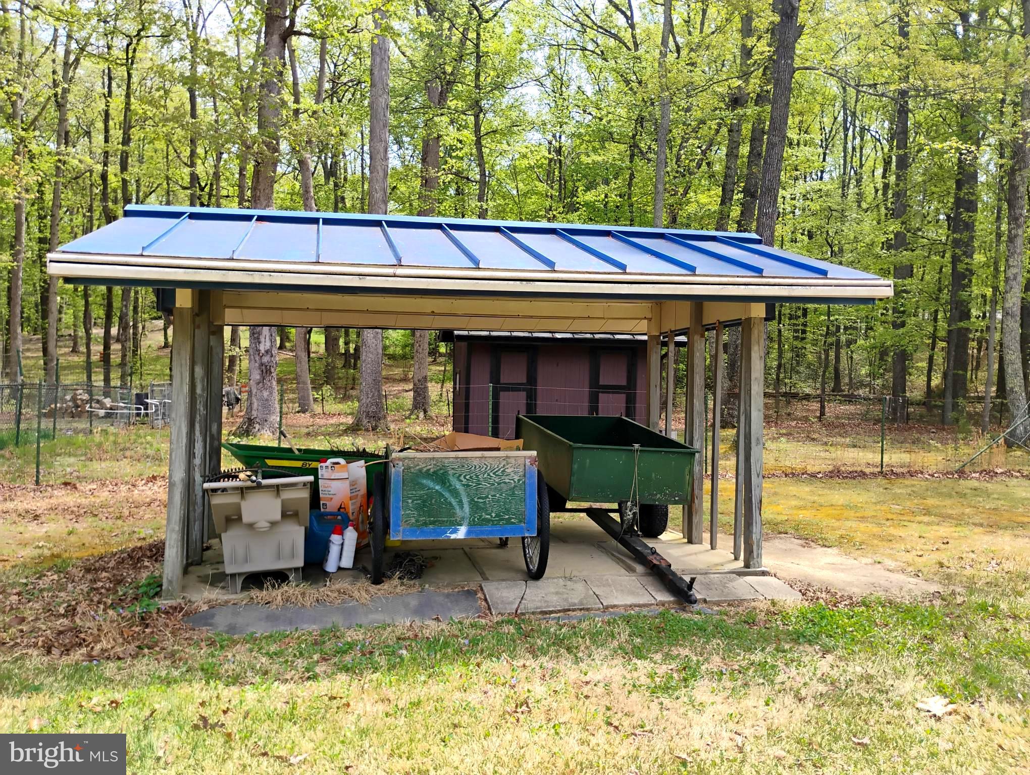 12266 Elk Run Church Road Midland, VA 22728 - Photo 50 of 67 Covered storage for yard tools
