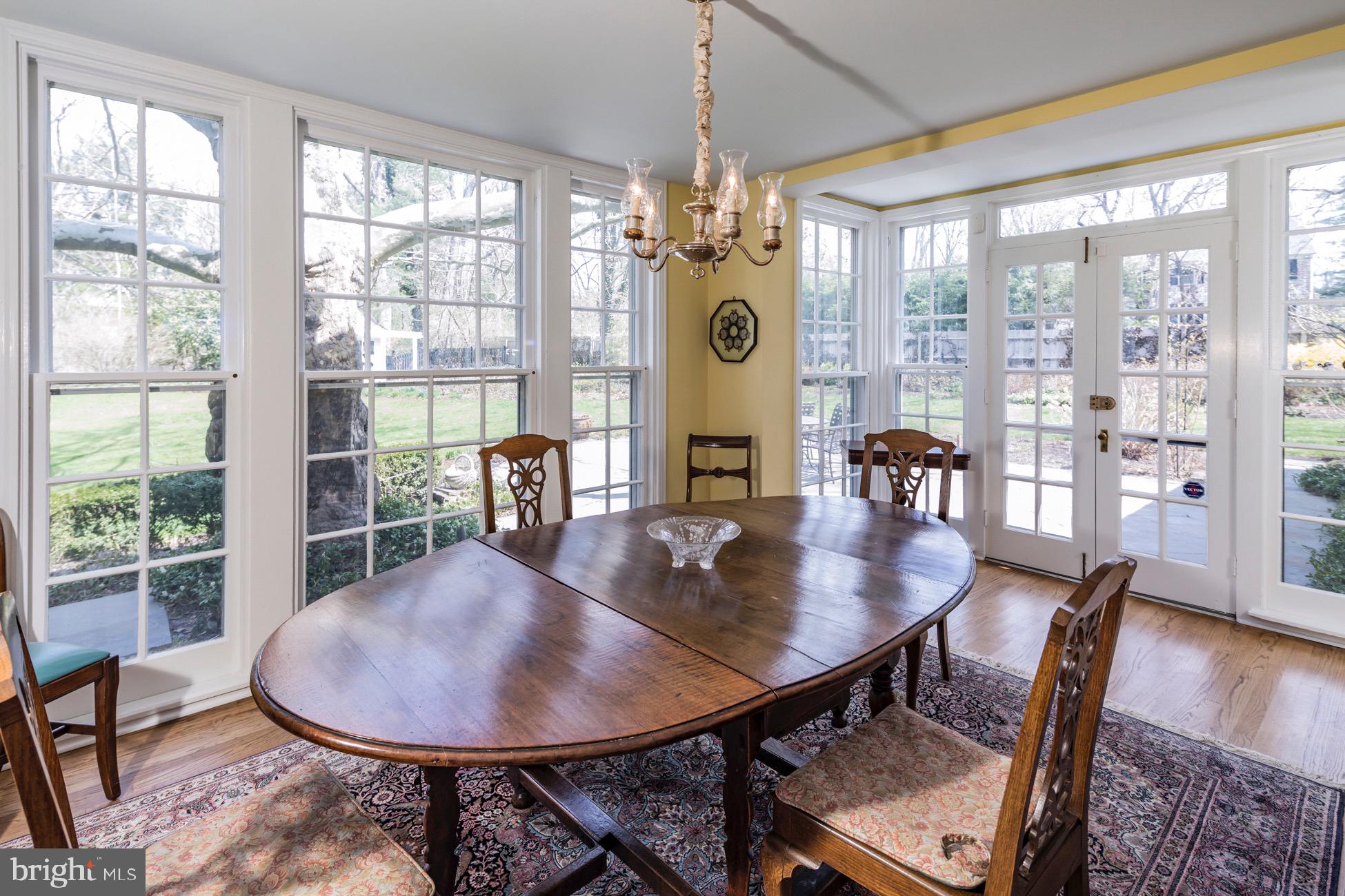 183 Edgerstoune Road Princeton, NJ 08540 - Photo 6 of 27 Dining Room With French Doors