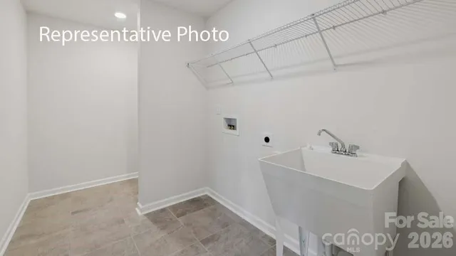 a bathroom with a sink and tub