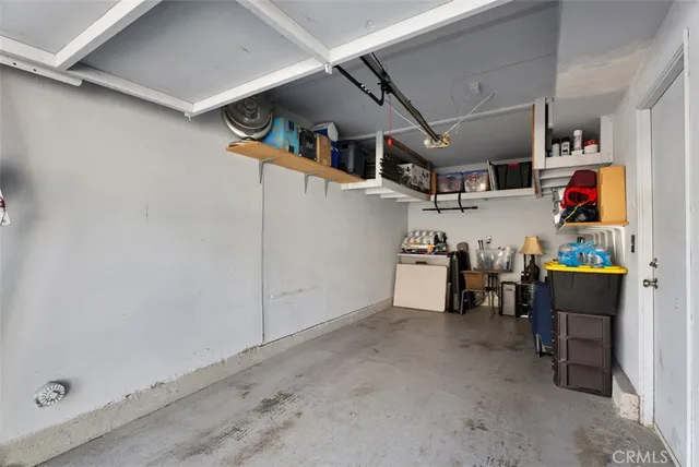 a view of storage and utility room