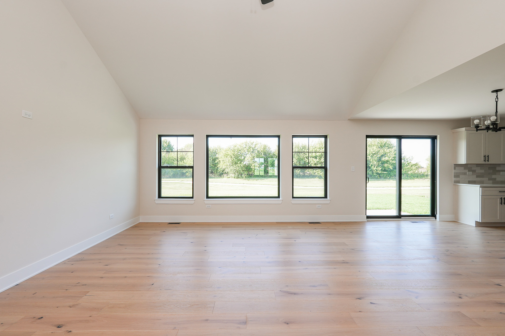 985 Spring Street Manteno, IL 60950 - Photo 13 of 46 wooden floor in an empty room with a window