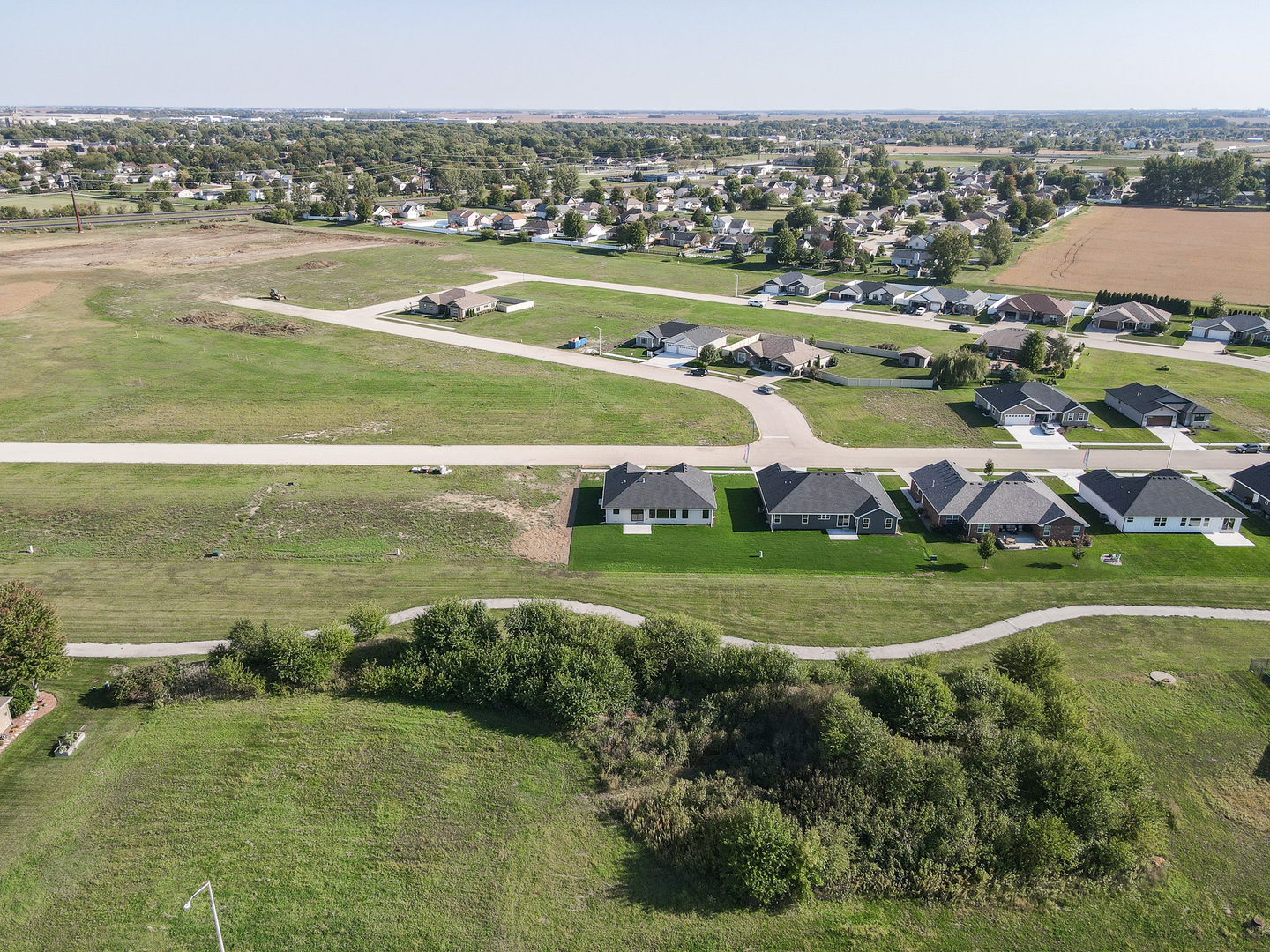 985 Spring Street Manteno, IL 60950 - Photo 7 of 46 a view of an ocean with a building in the background