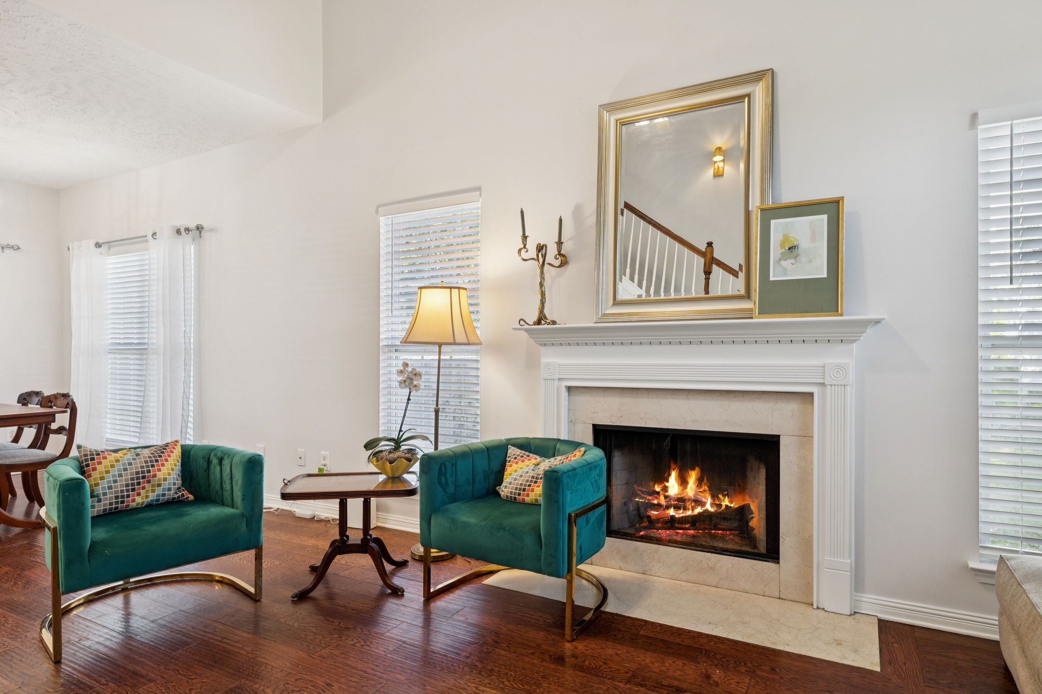 423 Knob Court Franklin, TN 37064 - Photo 6 of 37 a living room with furniture and a fireplace