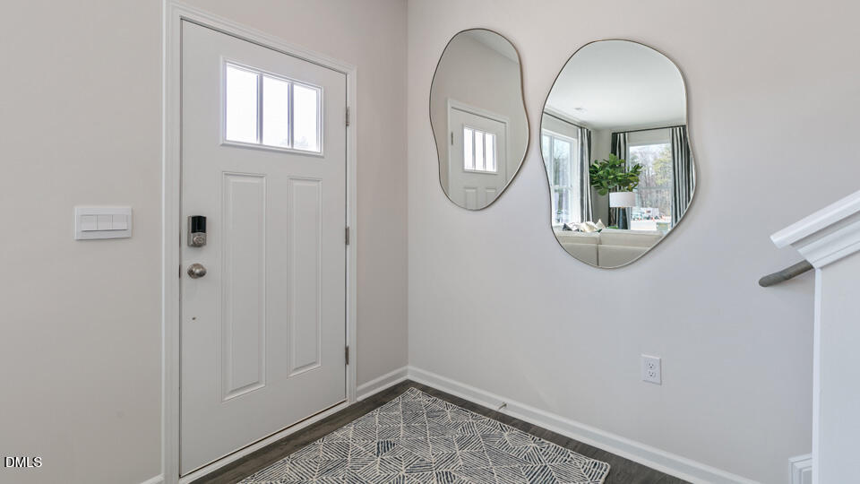 922 Sculptor Street Wendell, NC 27591 - Photo 7 of 51 a view of a mirror on the wall