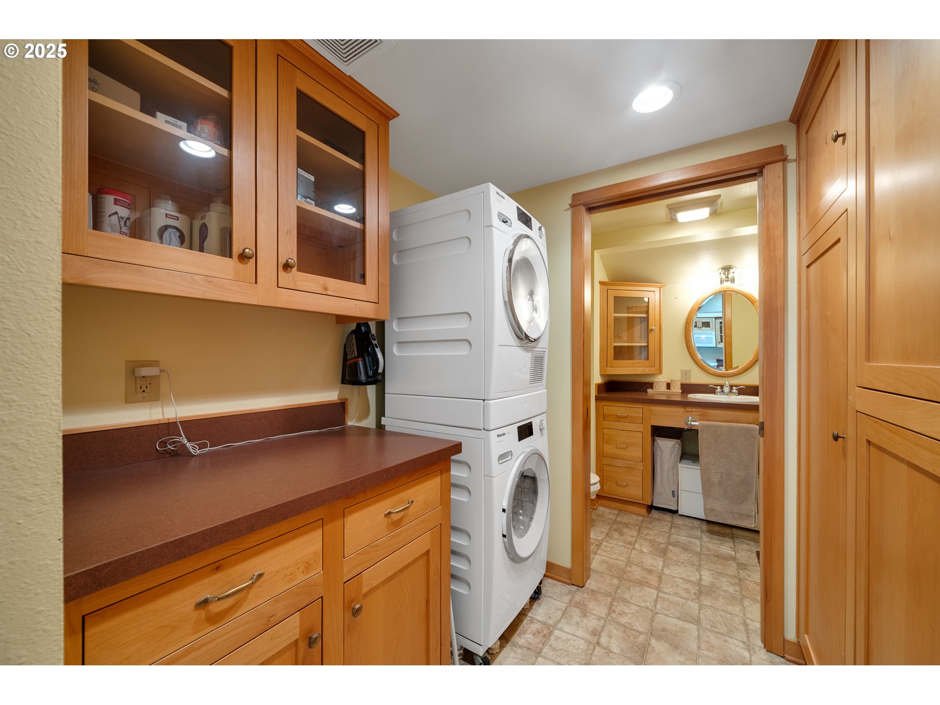 24760 Trask West Tillamook, OR 97141 - Photo 14 of 29 a kitchen with a refrigerator and cabinets