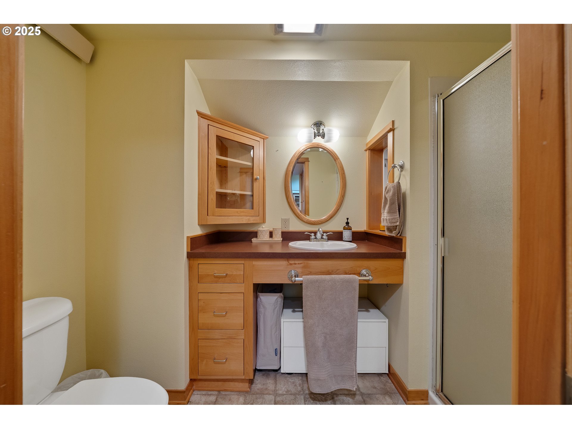 24760 Trask West Tillamook, OR 97141 - Photo 17 of 29 a view of bathroom with a sink and a mirror