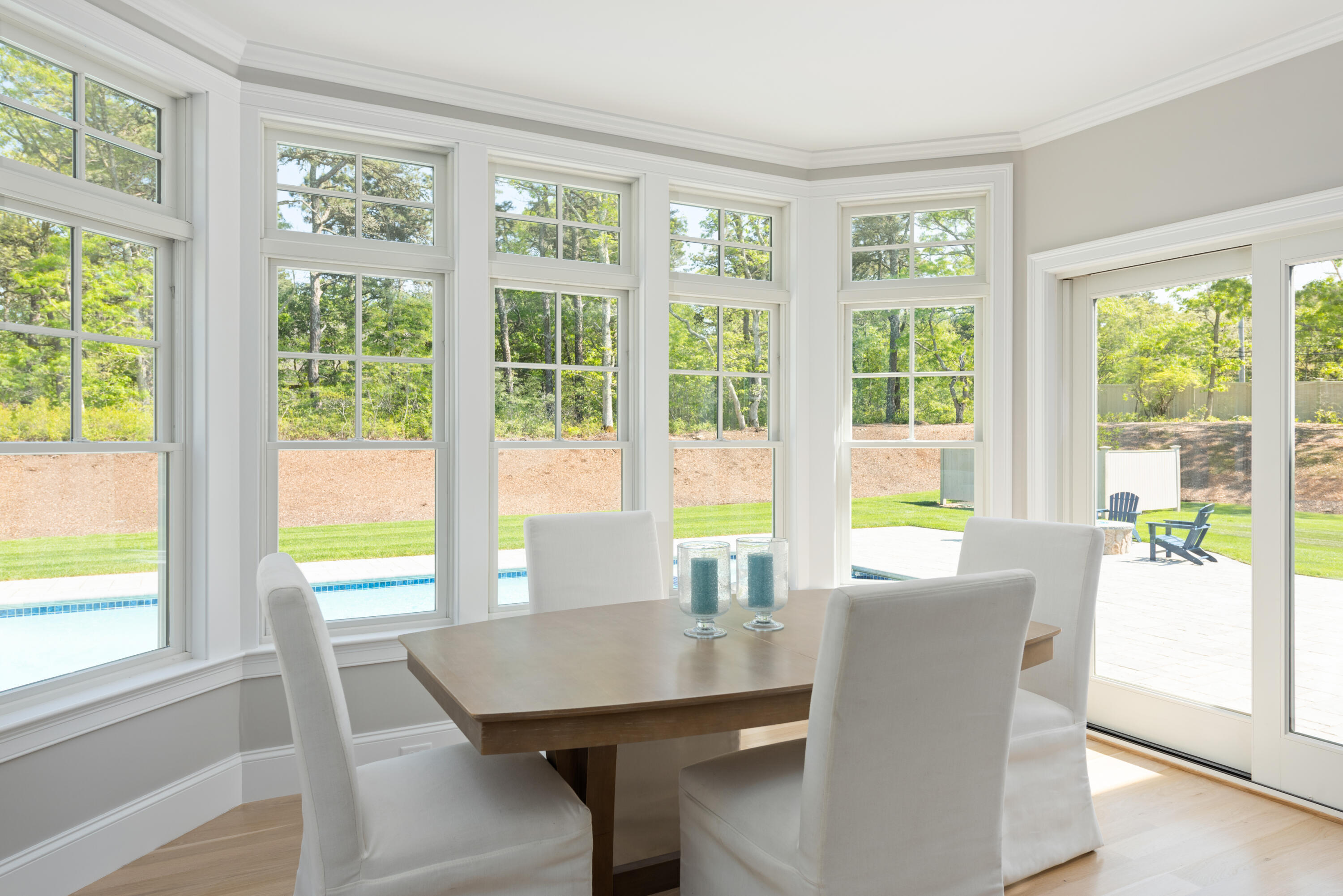 3 Elijah's Wds Harwich, MA 02645 - Photo 17 of 43 a view of a dining room with furniture window and outside view