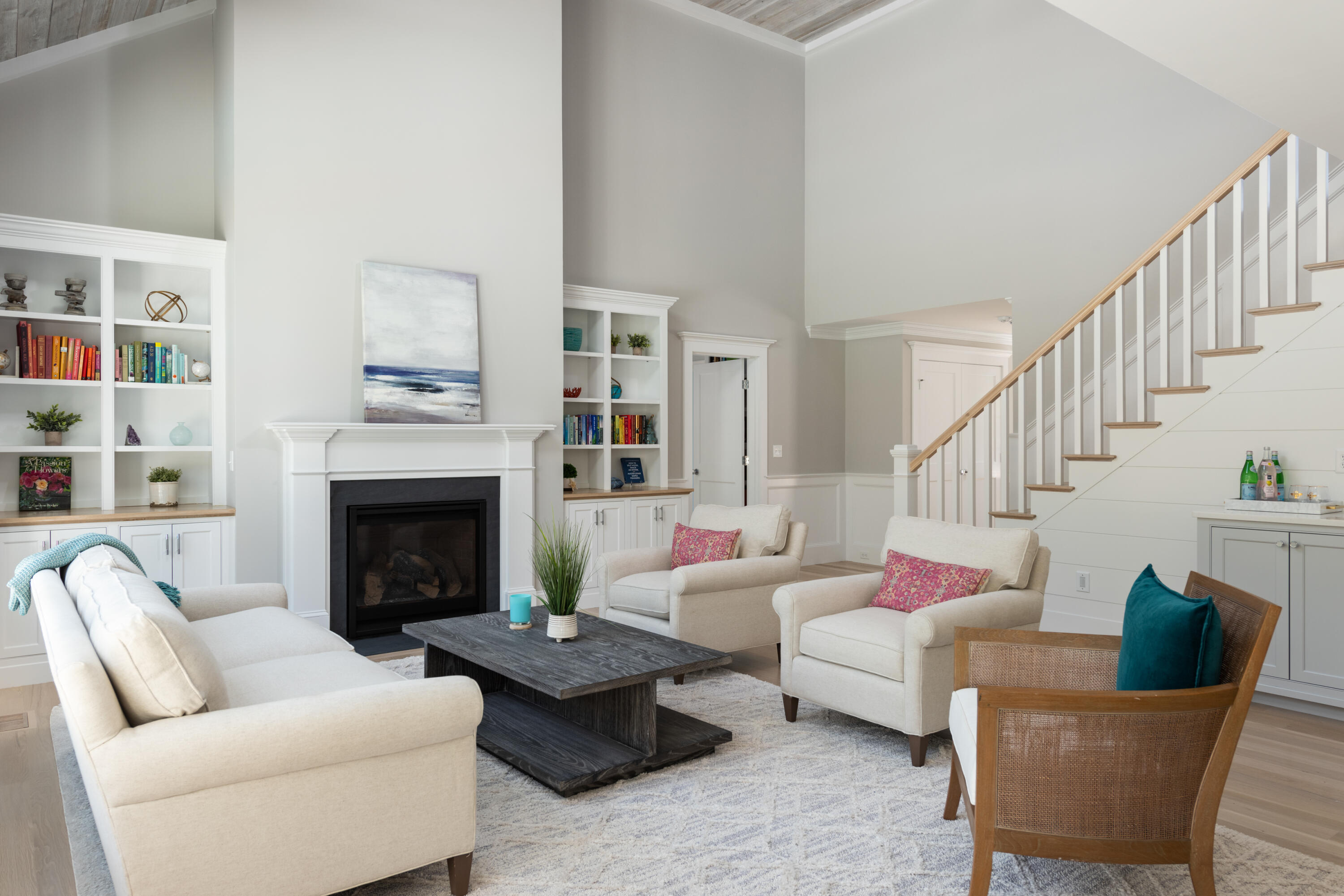 3 Elijah's Wds Harwich, MA 02645 - Photo 9 of 43 a living room with furniture and a fireplace