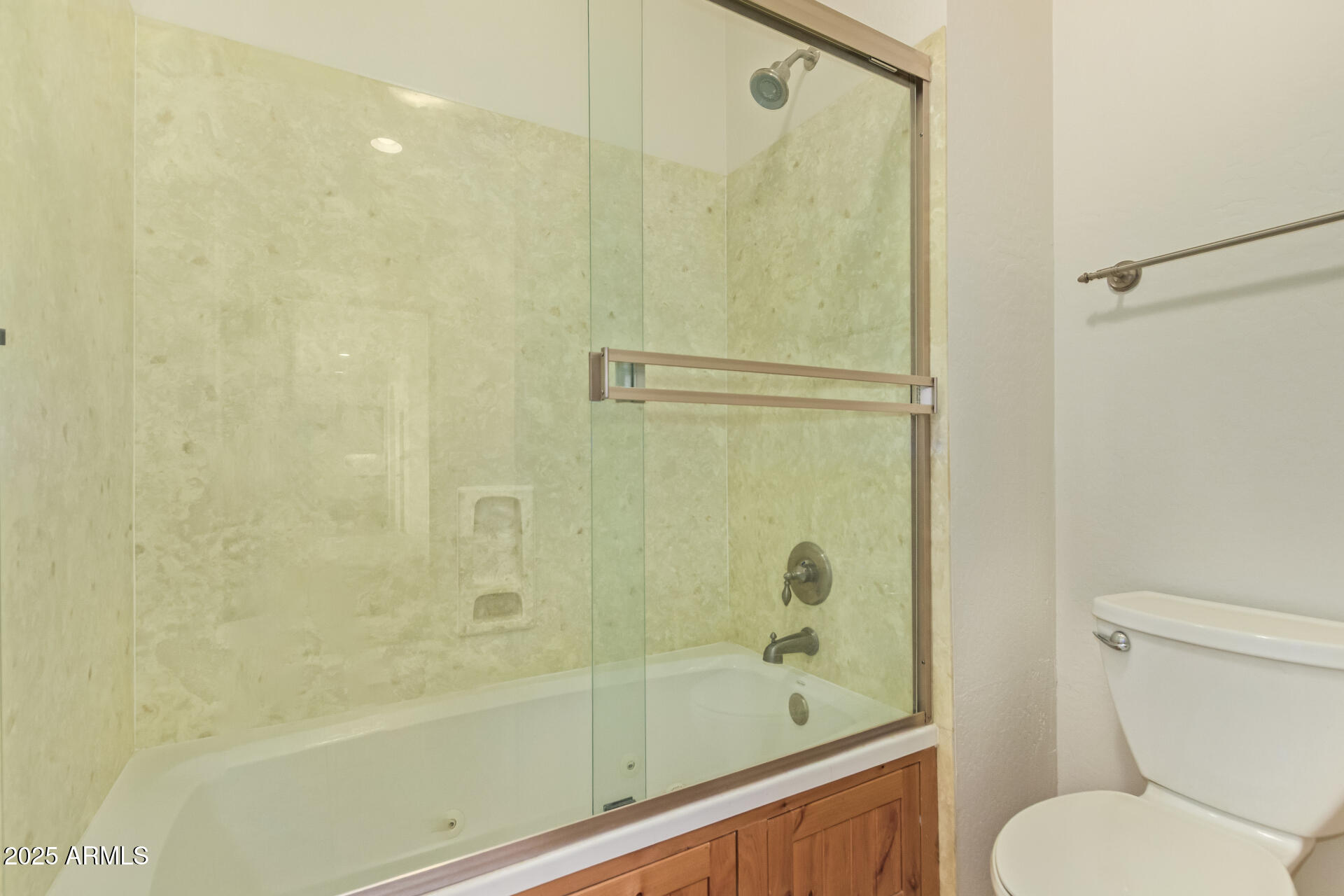 945 North Mountain View Road Apache Junction, AZ 85119 - Photo 34 of 53 a bathroom with a shower and a toilet