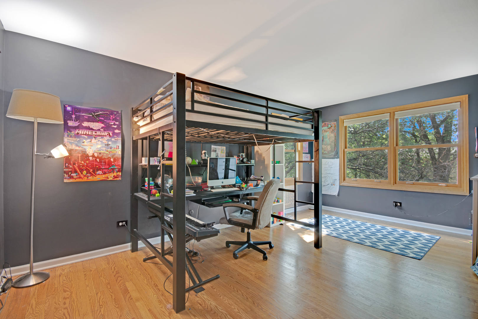 1214 Arthur Road Naperville, IL 60540 - Photo 14 of 21 a work room with furniture and floor to ceiling window