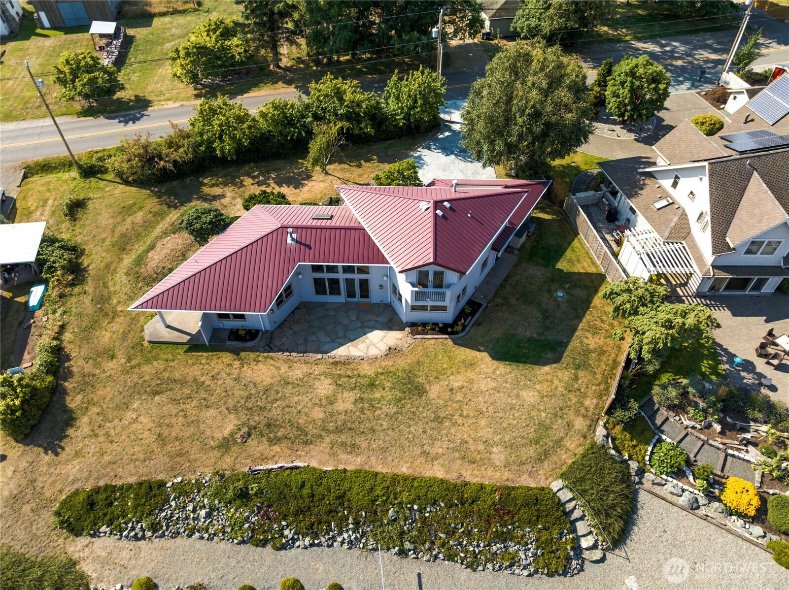 9551 Samish Island Road Bow, WA 98232 - Photo 38 of 40 a view of swimming pool with a yard