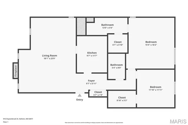 $195,000 | 916 Claytonbrook Drive, Unit 1, Ballwin, MO 63011