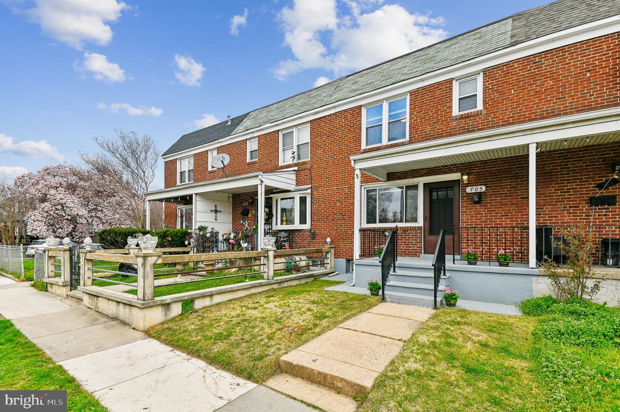 705 Tolna Street Baltimore, MD 21224 - Photo 2 of 34 a view of a house with sitting area and garden
