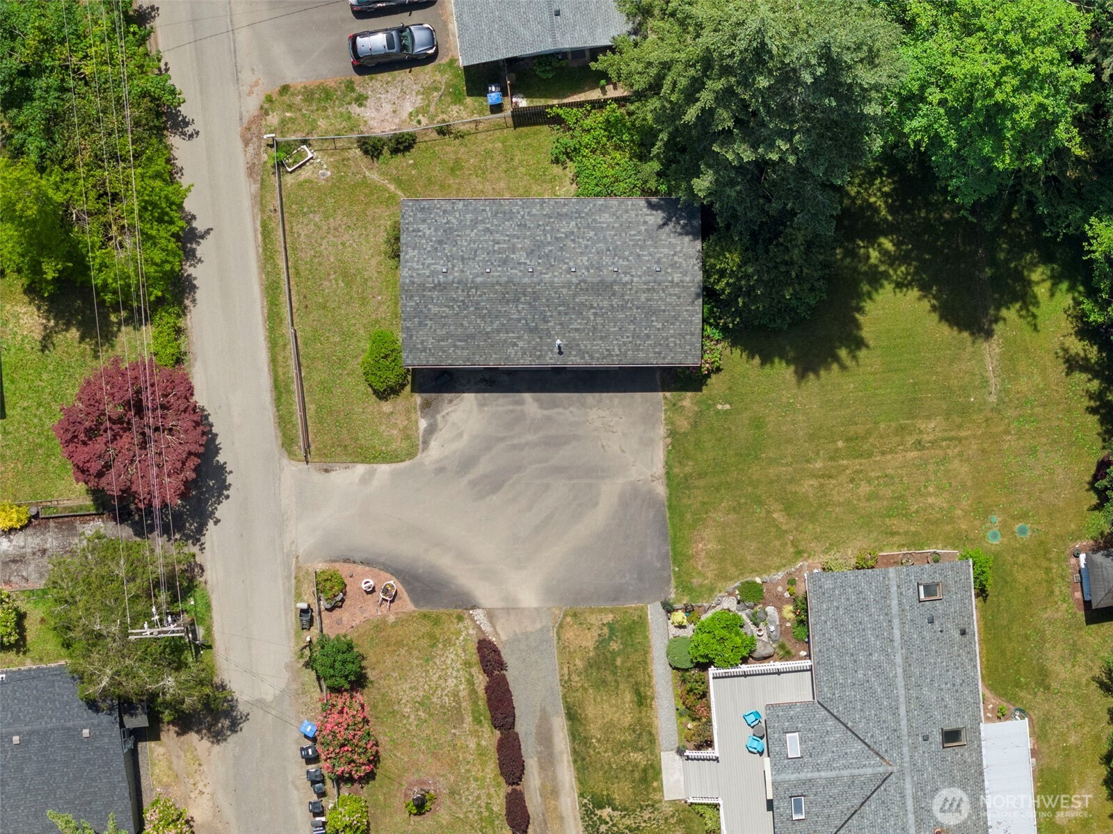 3758 Aiken Road Southeast Port Orchard, WA 98366 - Photo 37 of 40 an aerial view of a house with outdoor space