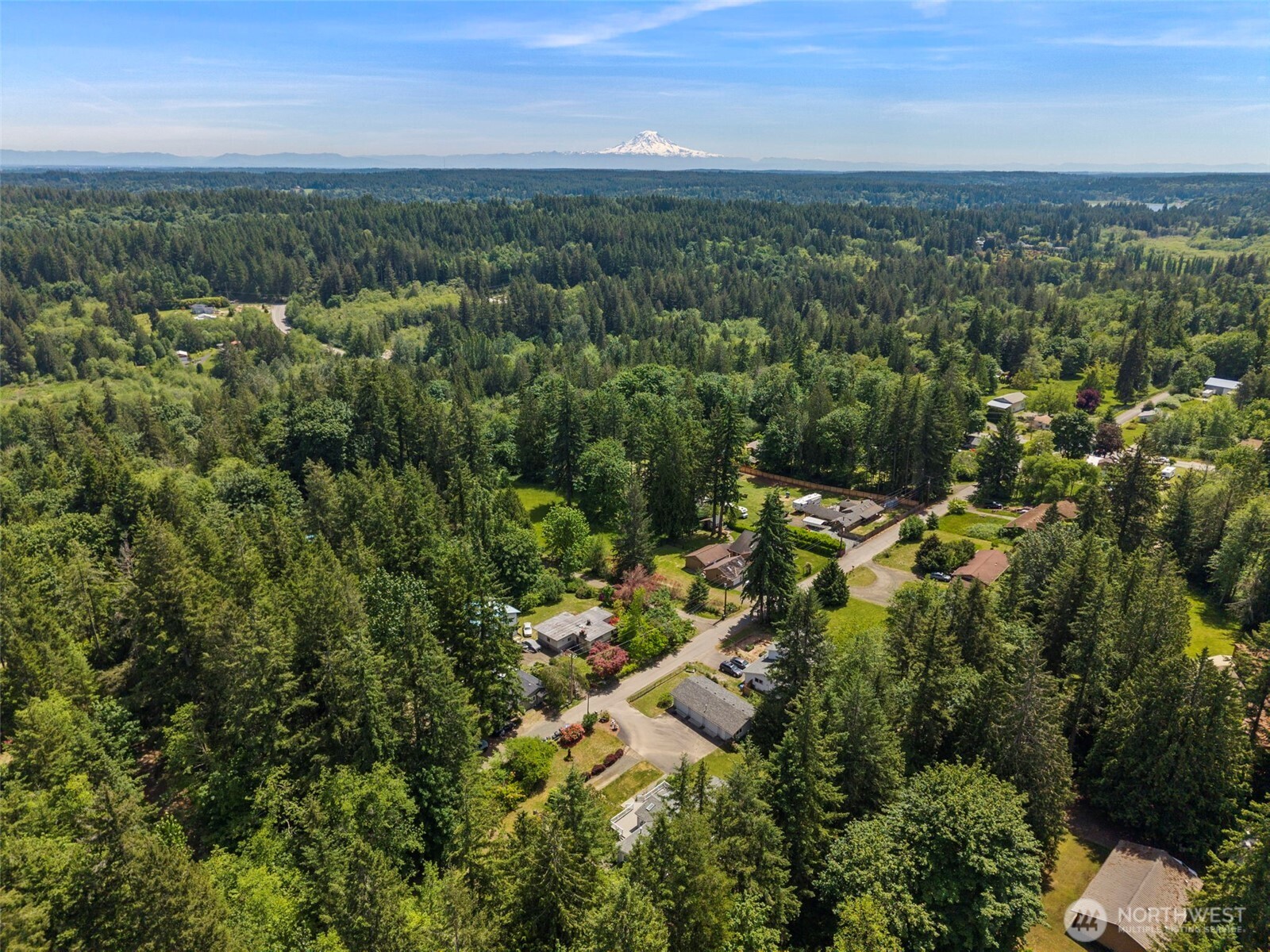 3758 Aiken Road Southeast Port Orchard, WA 98366 - Photo 39 of 40 an aerial view of a houses with a yard
