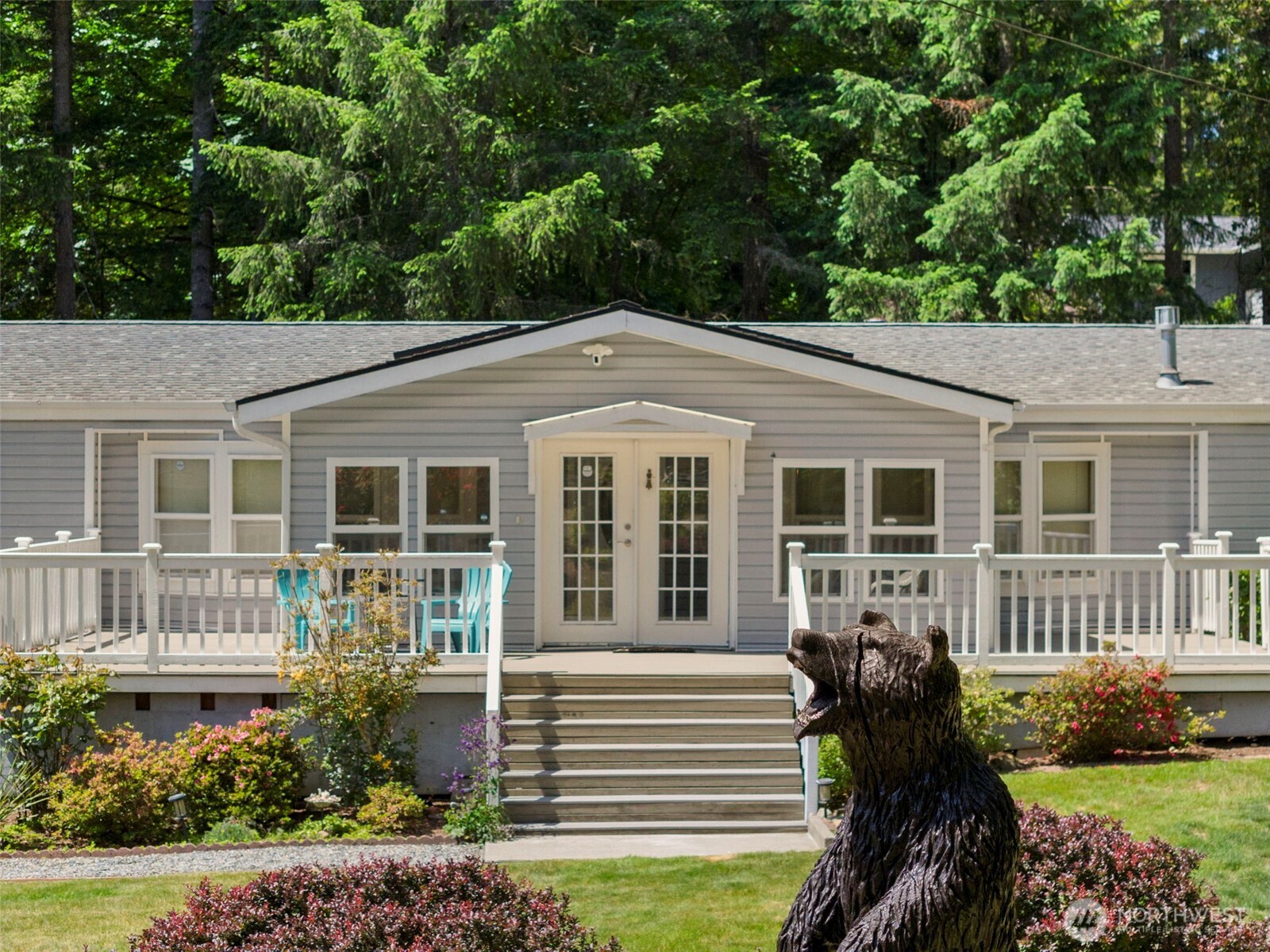 3758 Aiken Road Southeast Port Orchard, WA 98366 - Photo 6 of 40 front view of a house with a garden