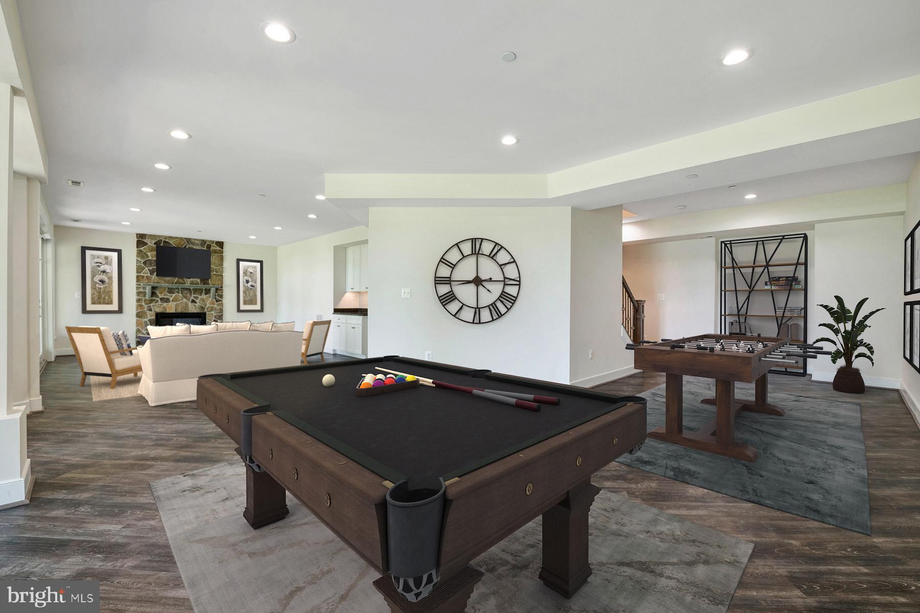489 Edgewater Road Pasadena, MD 21122 - Photo 13 of 24 Game room on walk-out lower level