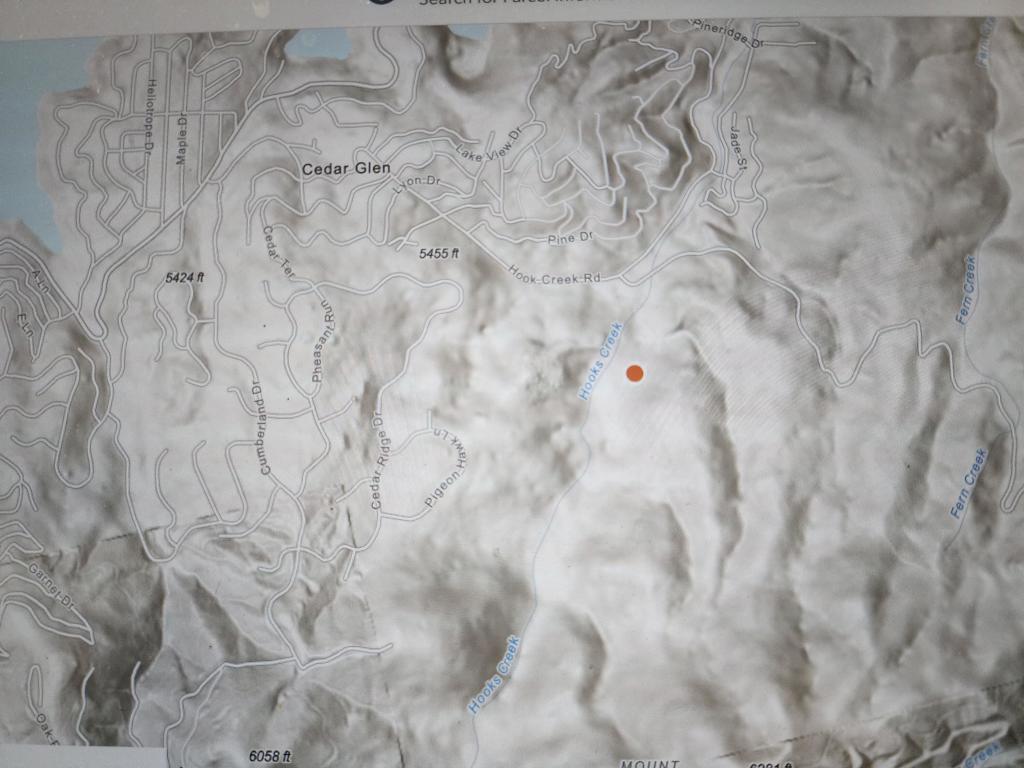 0 Hook Creek Road Green Valley Lake, CA 92321 - Photo 3 of 5 a close up of a white marble top