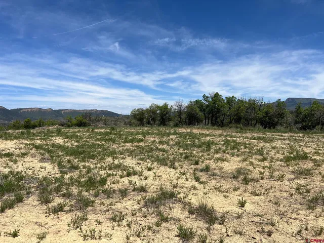 a view of a lake with a mountain in the background