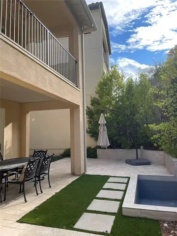 a view of outdoor space yard deck patio and outdoor kitchen