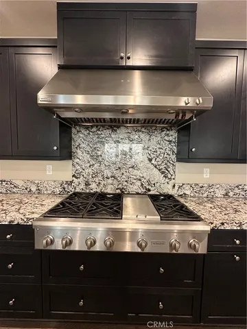 a close view of stove top oven