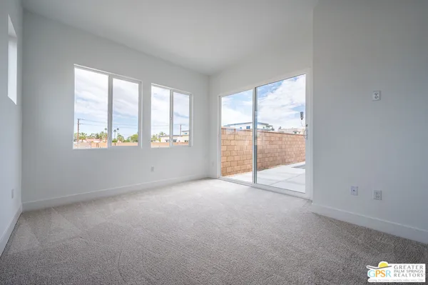 a view of an empty room