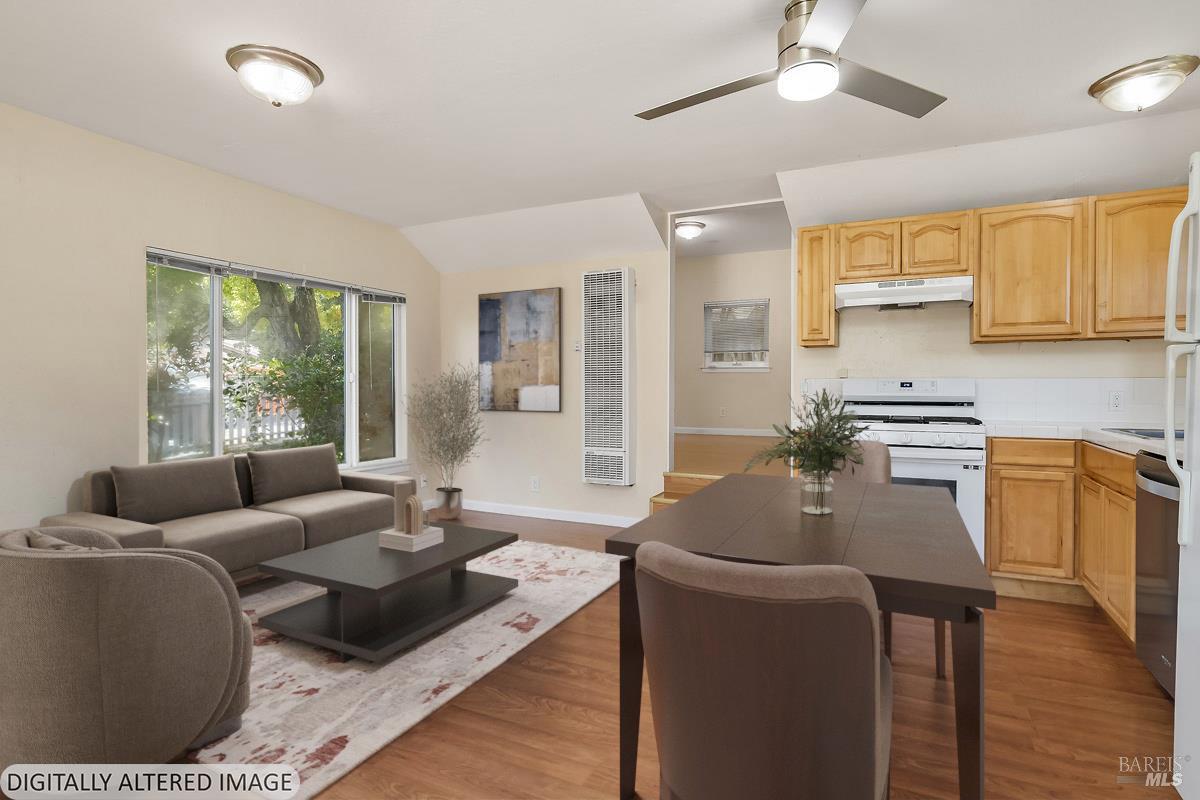 1135 4th Street Novato, CA 94945 - Photo 30 of 47 Main living area in ADU. There is a brand new wall heater
