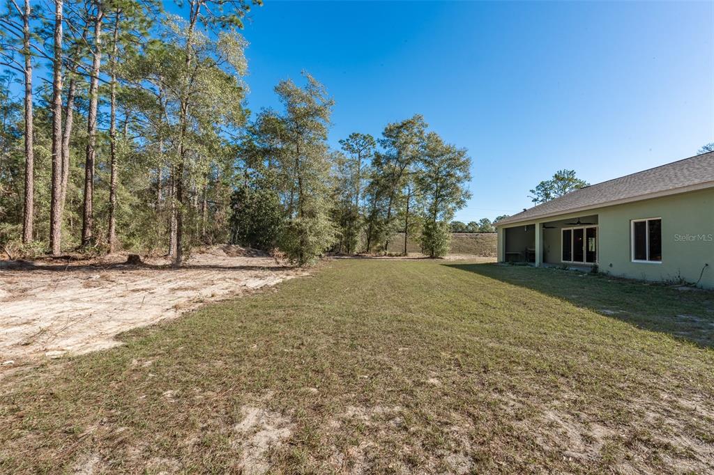 6425 Cartwrite Road Spring Hill, FL 34609 - Photo 57 of 74 a view of a house with backyard and trees