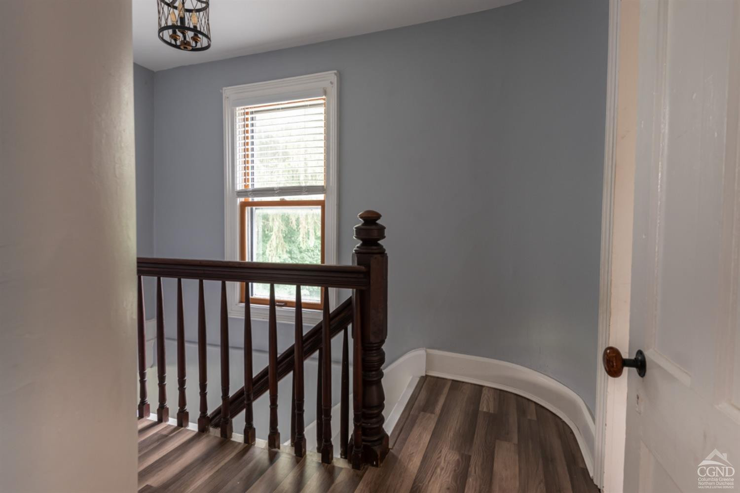 5 Garage Place Road Ghent, NY 12075 - Photo 21 of 41 a view of a hallway with wooden floor and staircase
