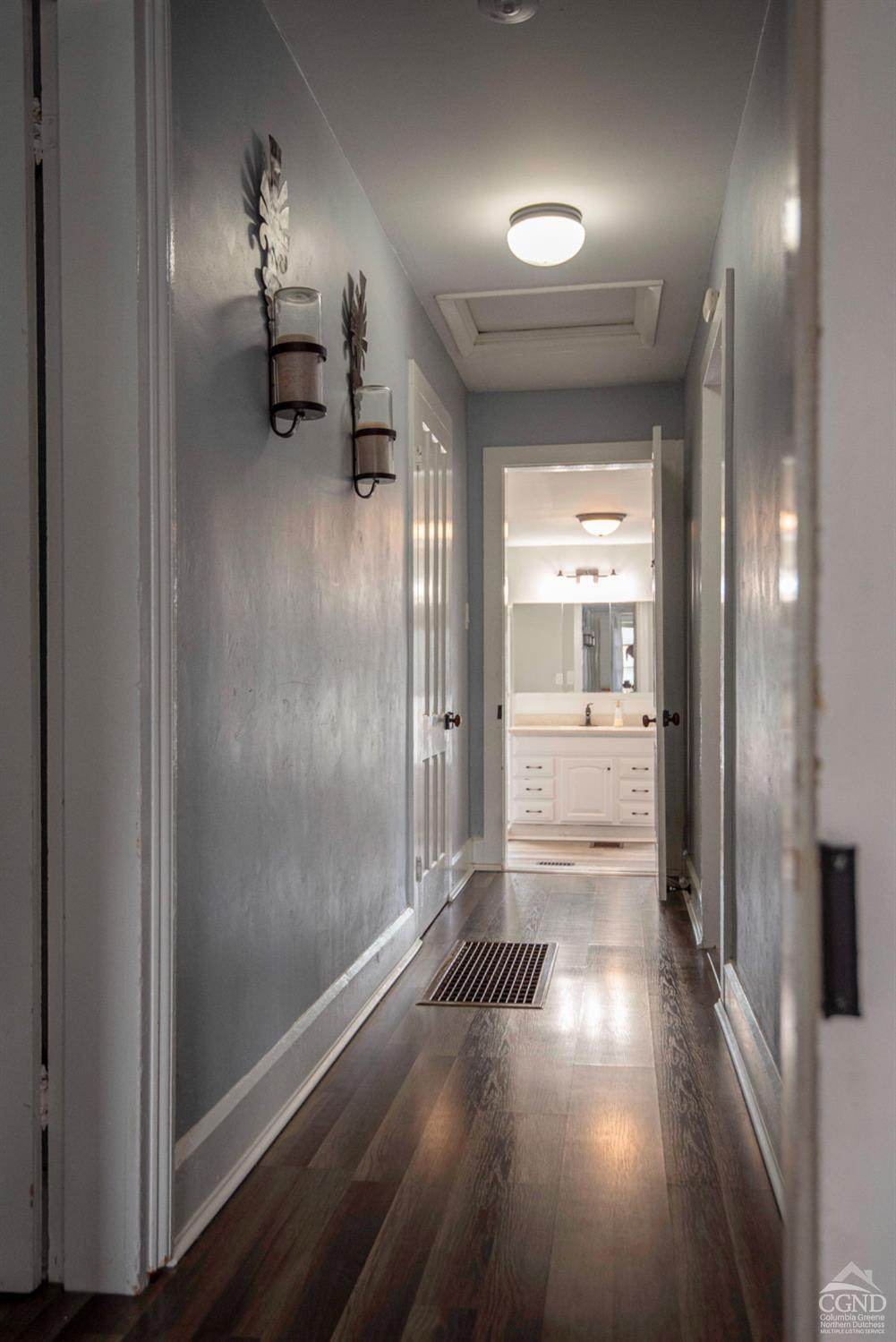 5 Garage Place Road Ghent, NY 12075 - Photo 26 of 41 a view of a hallway with wooden floor