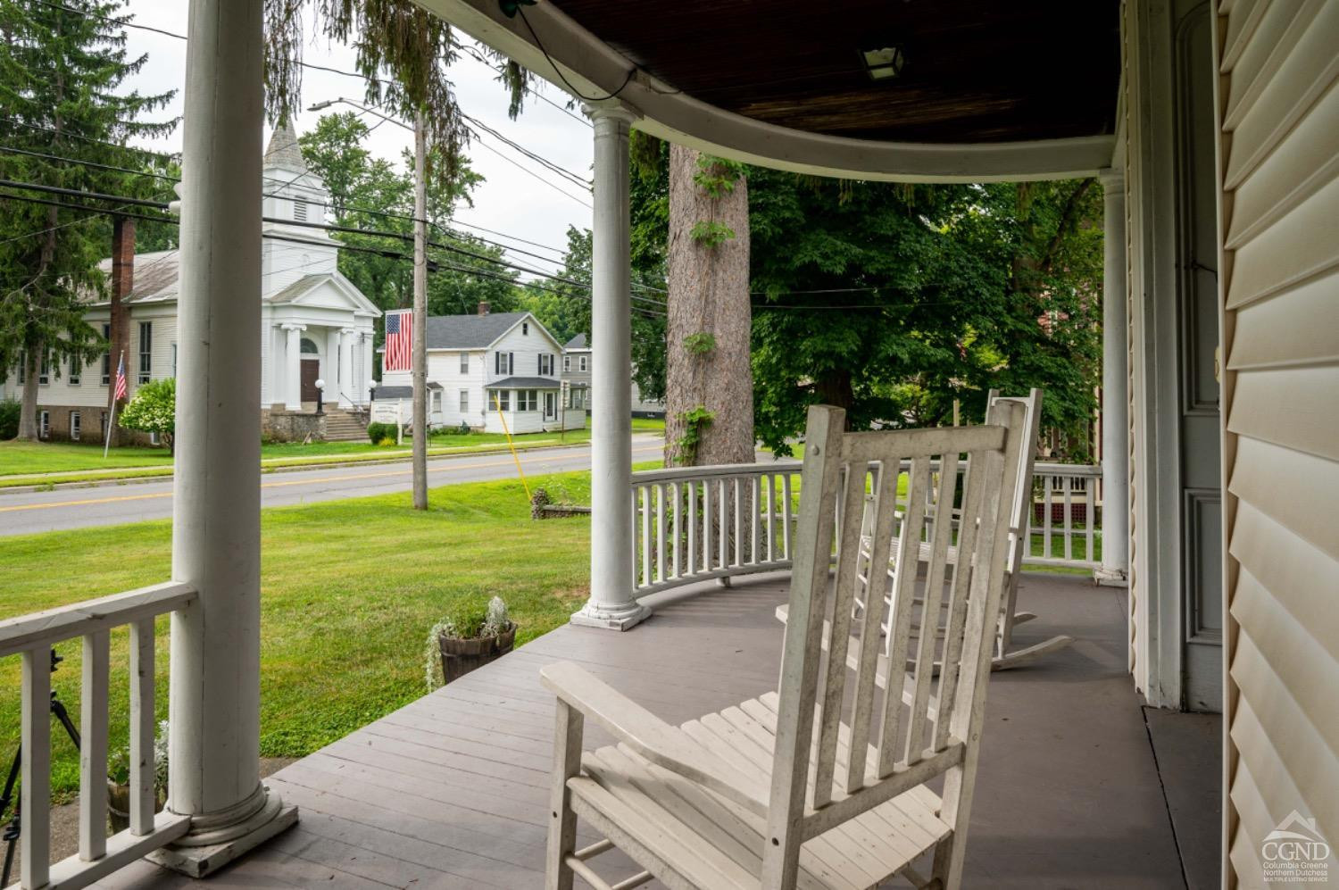 5 Garage Place Road Ghent, NY 12075 - Photo 34 of 41 a view of a porch with a backyard