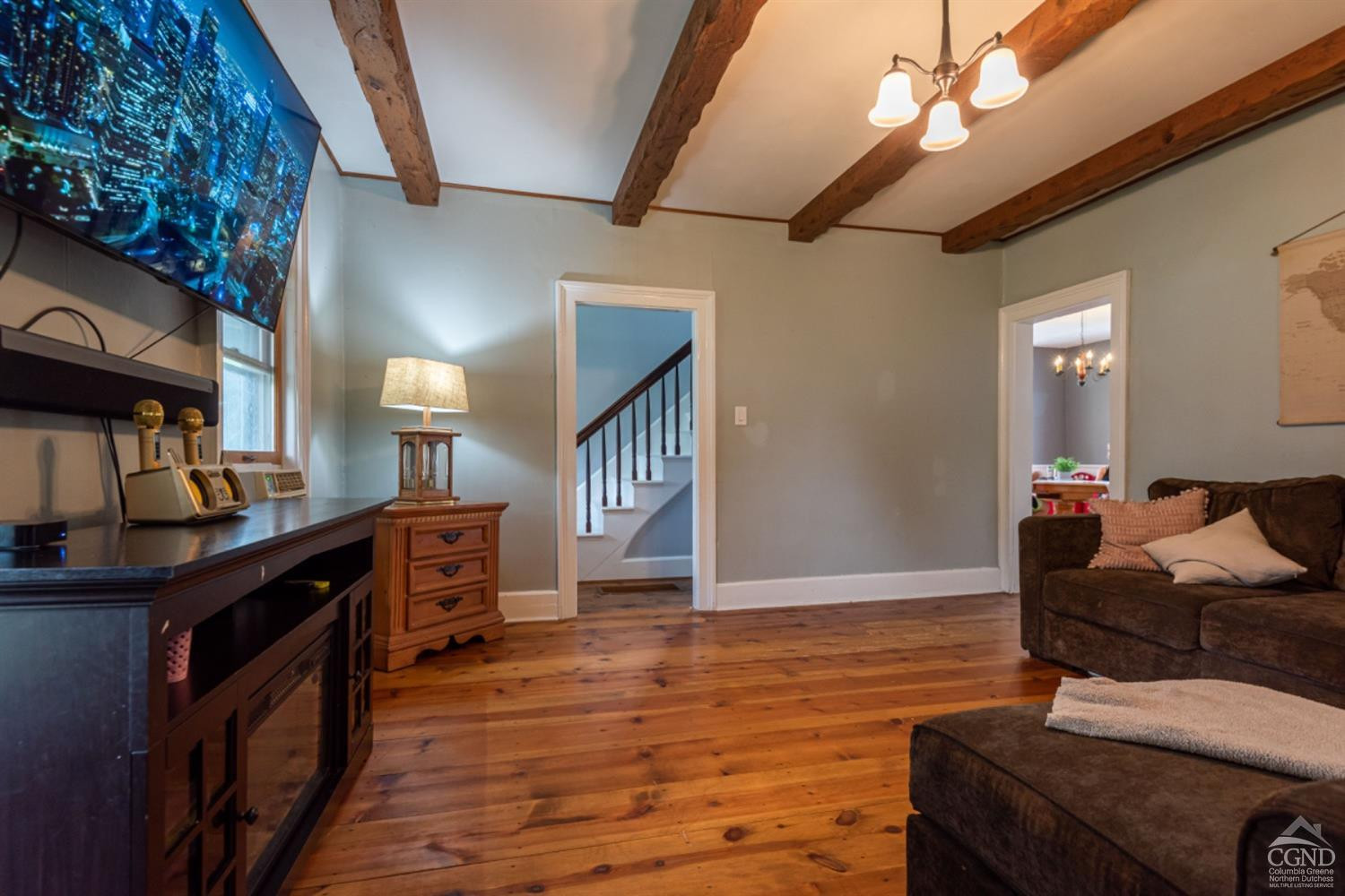 5 Garage Place Road Ghent, NY 12075 - Photo 10 of 41 a living room with furniture and a wooden floor