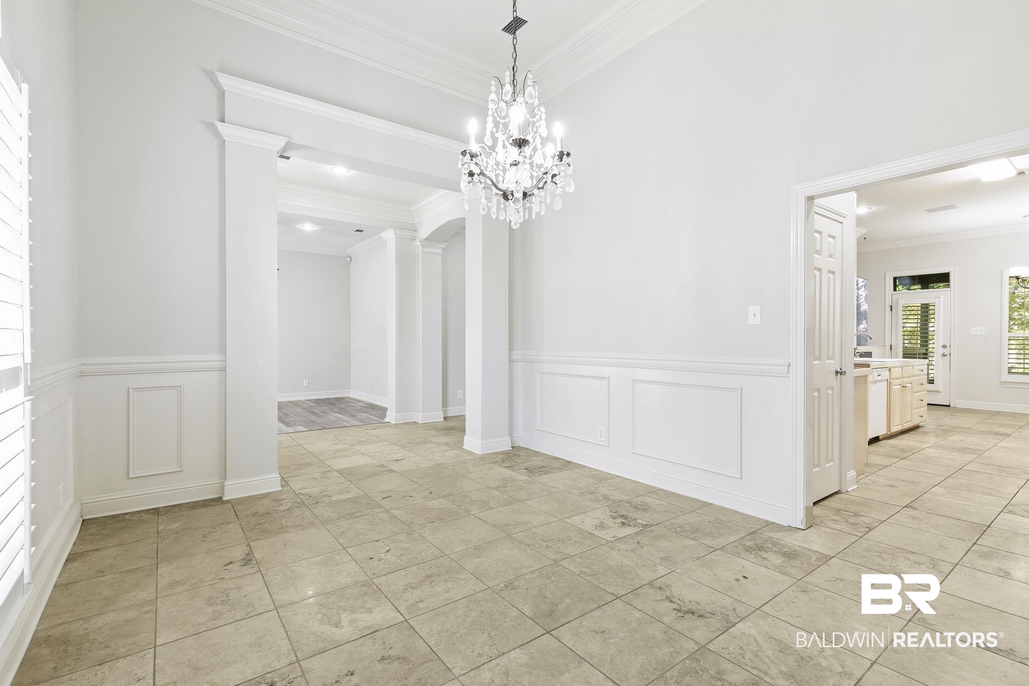 13 Bugle Retreat Daphne, AL 36527 - Photo 14 of 40 Unfurnished dining area with decorative columns and ornamental molding