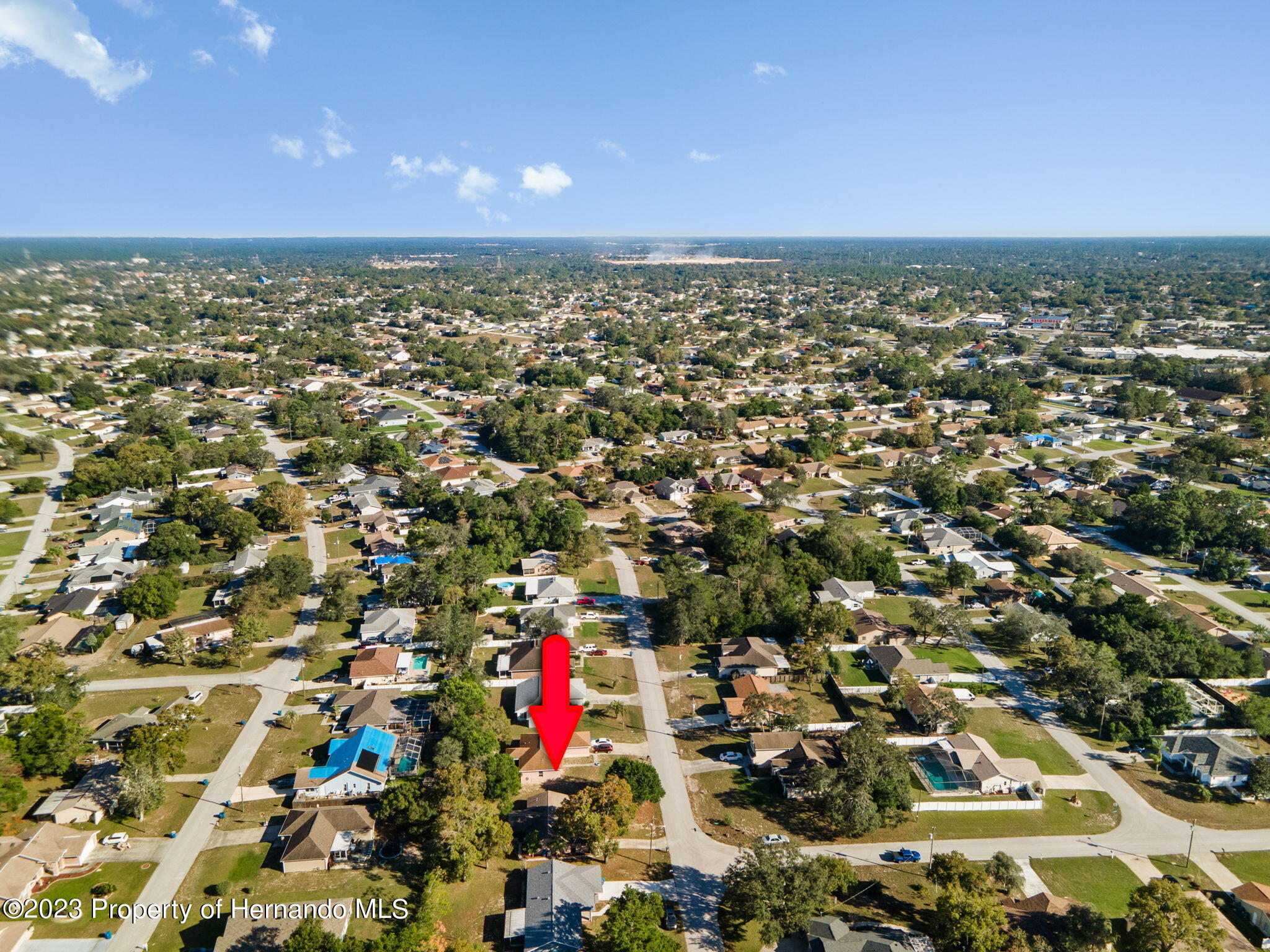 10479 Thornberry Drive Spring Hill, FL 34608 - Photo 40 of 44 an aerial view of multiple house