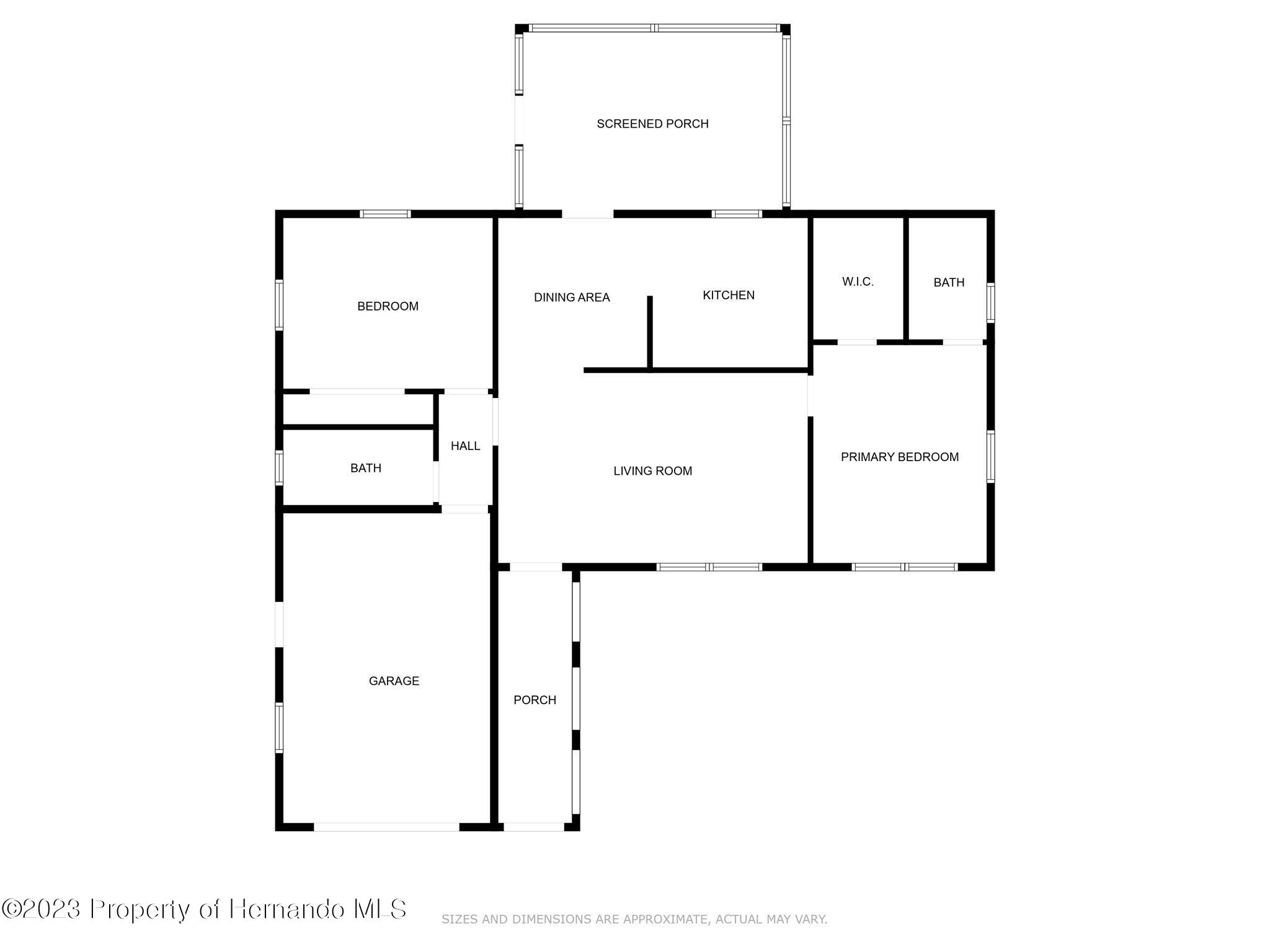10479 Thornberry Drive Spring Hill, FL 34608 - Photo 44 of 44 a picture of floor plan