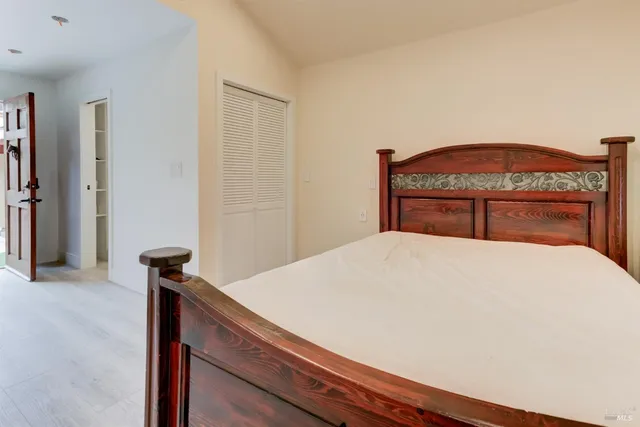 a room with a sink and cabinets